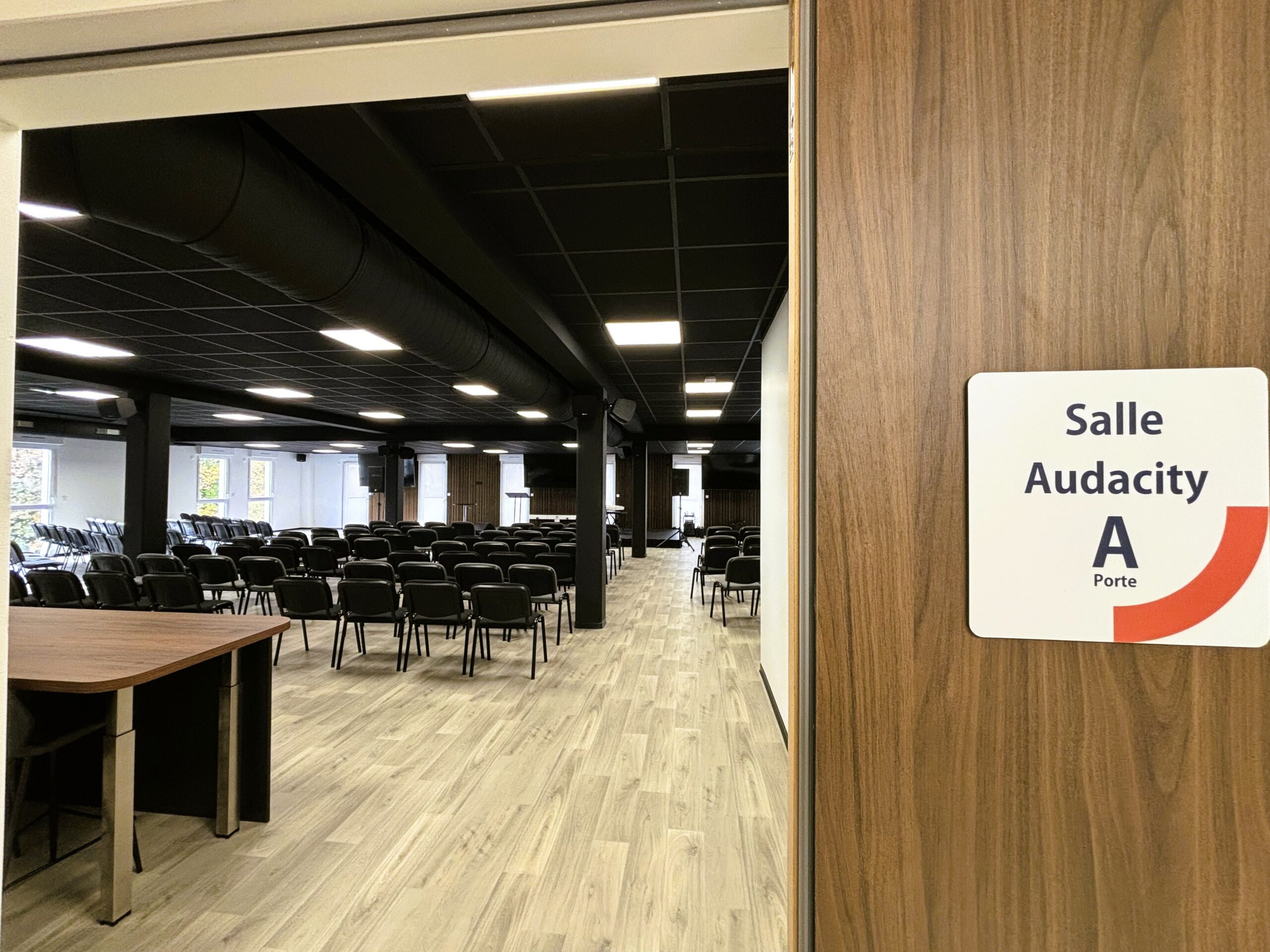 Salle Audacity - Vue principale